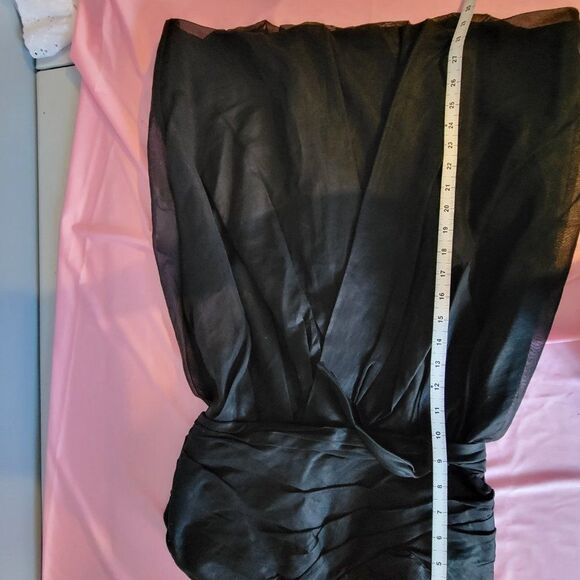 MARC JACOB'S BLACK STRAPLESS MINI DRESS - Picture 6 of 12